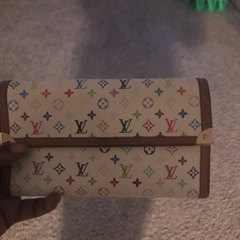 Louis Vuitton multicolored wallet